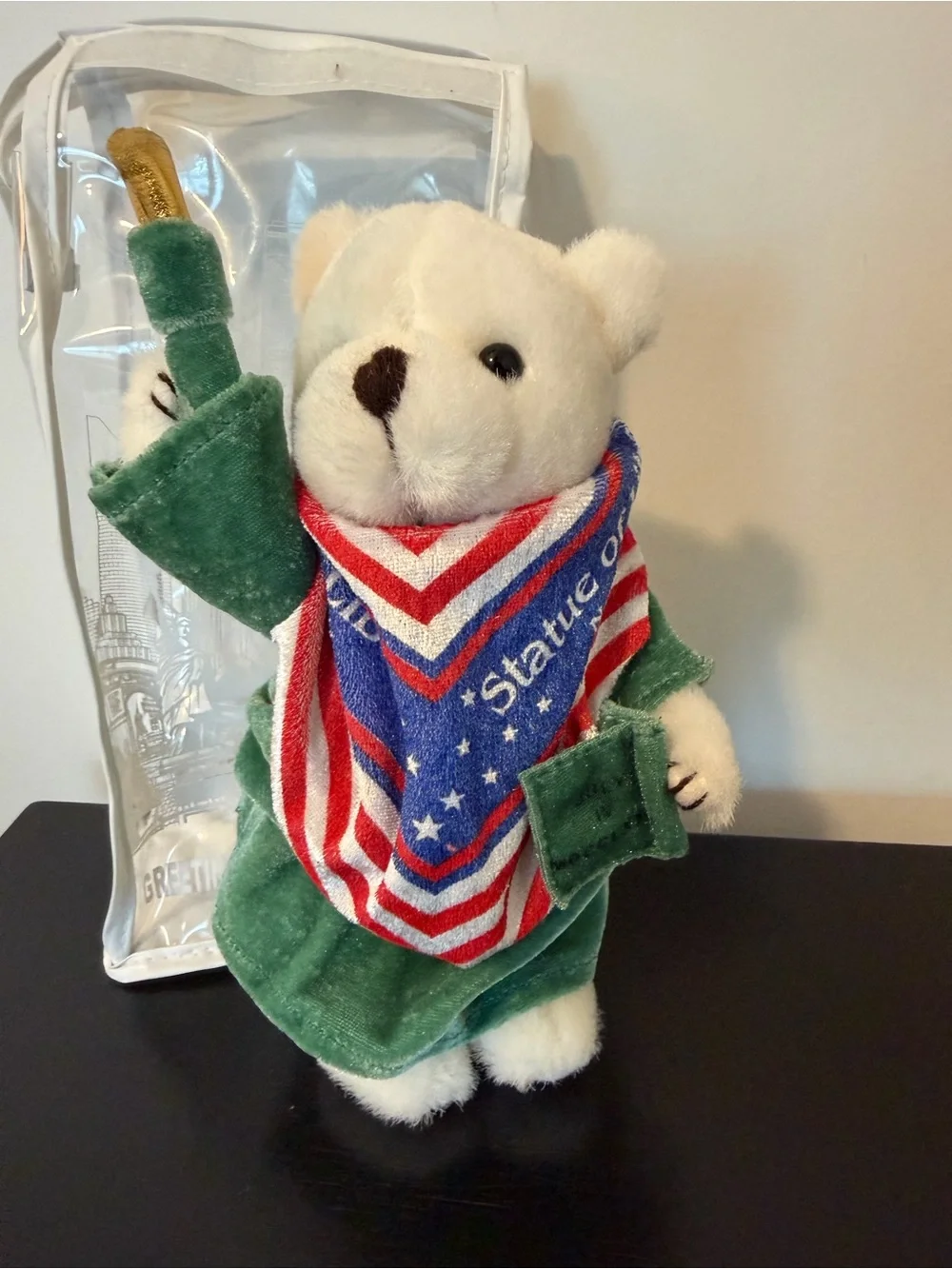Statue of Liberty white plush